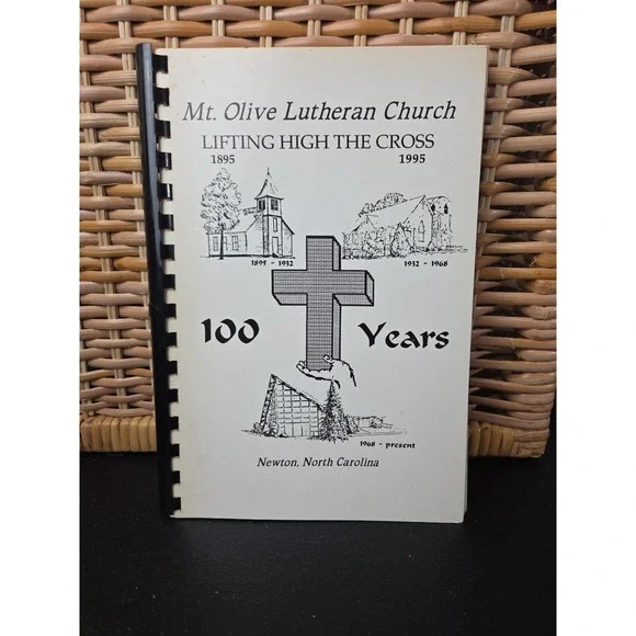 Mt. Olive Lutheran Church Newton NC Cookbook 1995 North Carolina