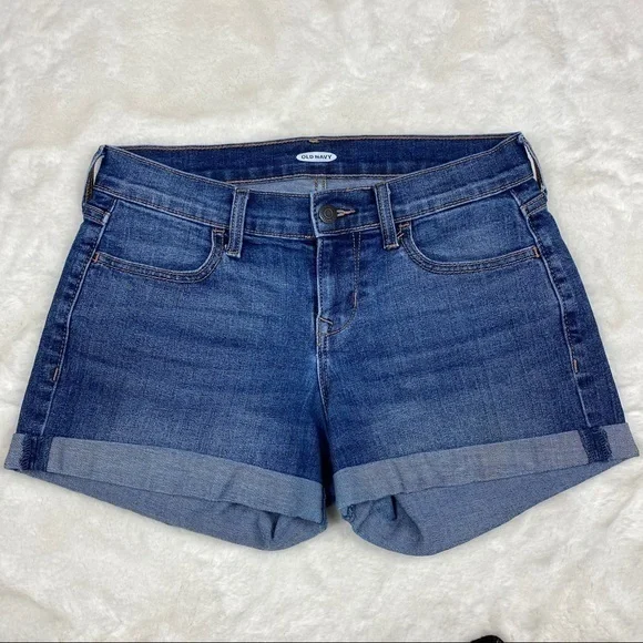 Old Navy Stretch Denim Cuffed‎ Shorts