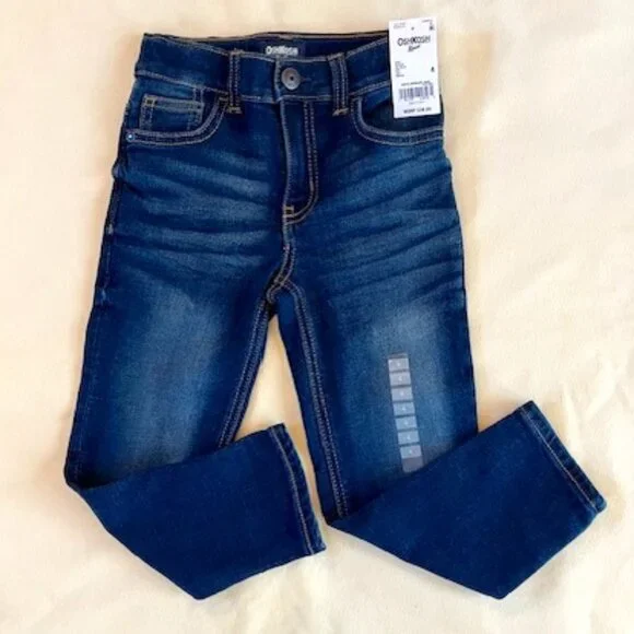 OSHKOSH B’GOSH | Boys Jeans Size 4 Kid Adjustable waist-NEW