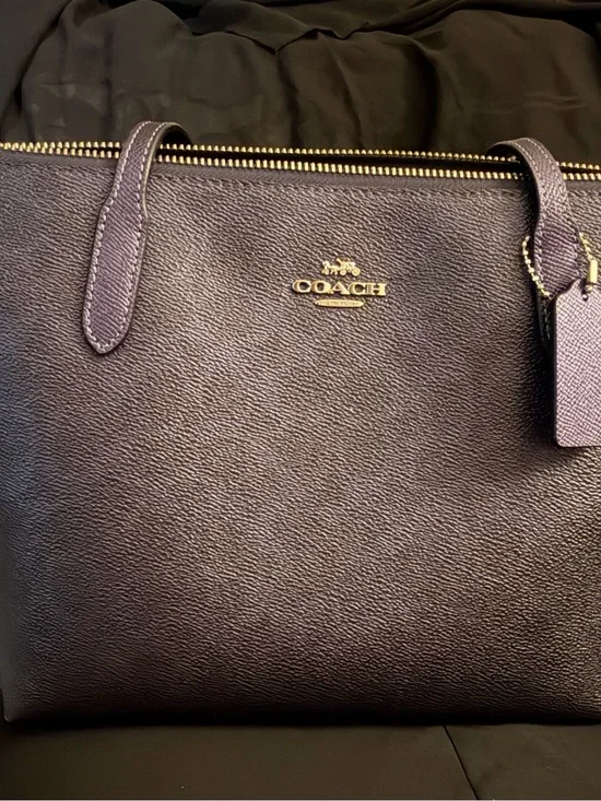 Navy Blue Coach Bag