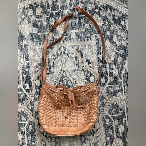 Woven Leather crossbody/shoulder Bag