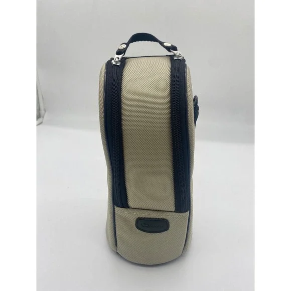 Canon LZ1326 Tan Black Padded Ballistic Nylon Camera Lens Case Pouch