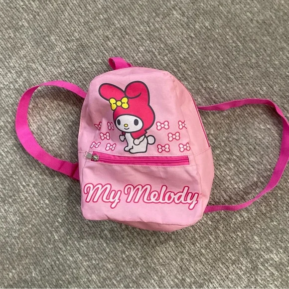 My Melody Mini Backpack Pink Sanrio 2023 Kawaii Y2K Kids‎ Bag Cute Anime
