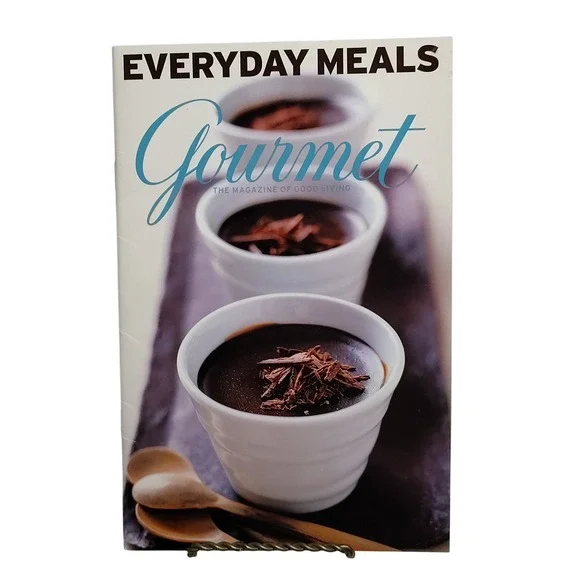Gourmet‎ Magazine Everyday Meals Cookbook Recipes Foodie