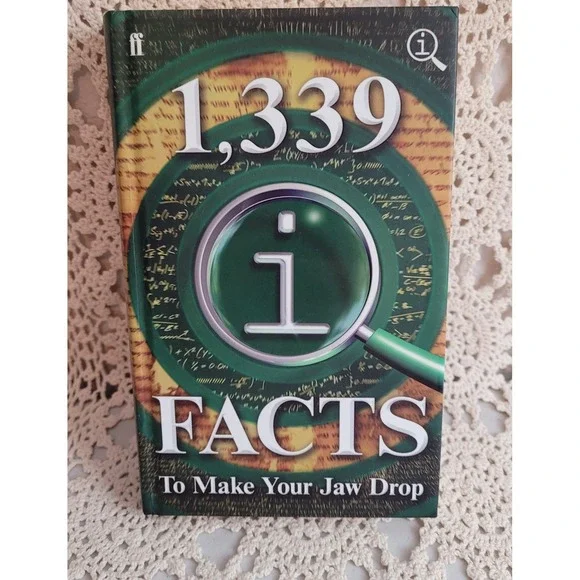 1,339 QI Facts to Make Your Jaw Drop - Hardcover - GOOD
