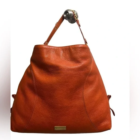 Brahmin orange shoulder women handbag