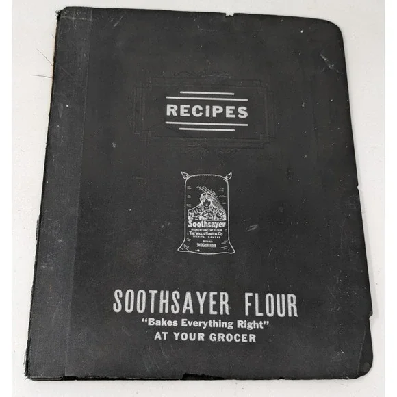 Vintage Soothsayer Flour Home Recipes Cookbook 1939 Antique 1930s Bread Dessert