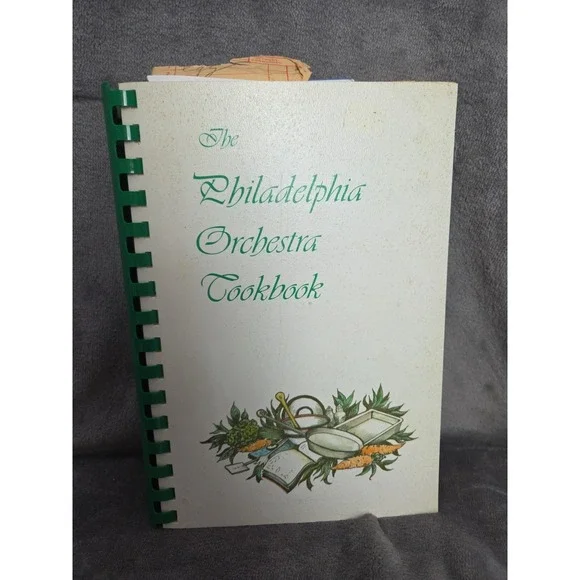 The Philadelphia Orchestra Cookbook PA Vintage 1980s‎