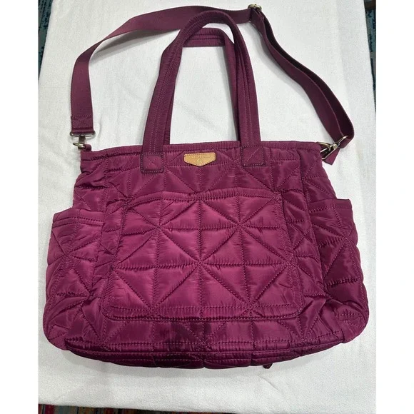 TwelveLittle Carry Love Diaper Tote Shoulder Bag in Purple‎