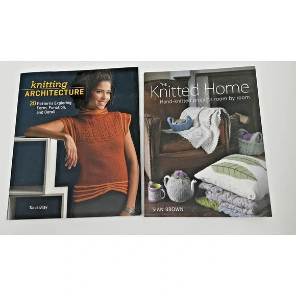 Knitted Home‎ & Knitting Architecture 2 Books Lot