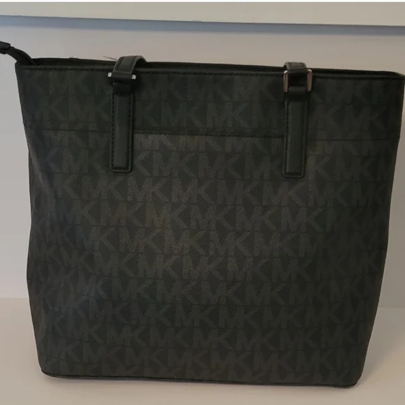 MICHAEL KORS Leather Black Morgan Shoulder Bag Pocket Book Tote