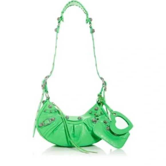 Balenciaga Le Cagole shoulder bag in vivid green NWT