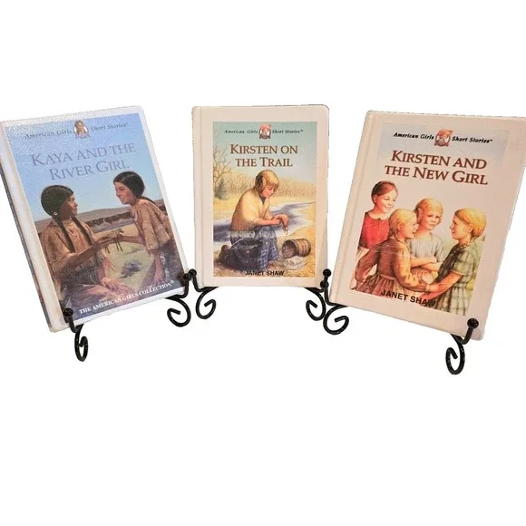 Vintage American Girl Short Stories Books Lot of 3 Kirsten Kaya Hardcover
