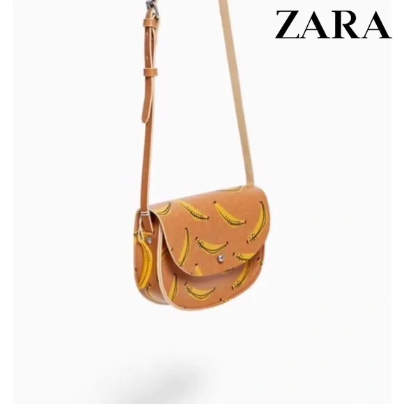 Zara Girls Banana Crossbody Bag
