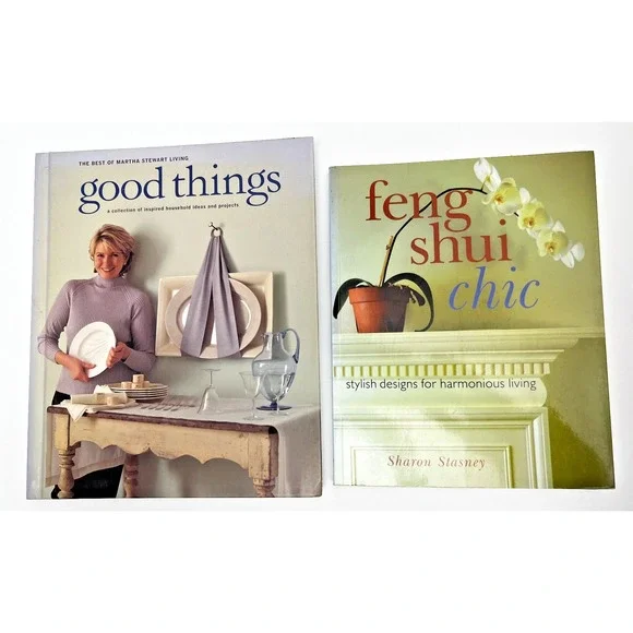 Martha Stewart Good Things and Feng Shui Chic Books‎ Bundle