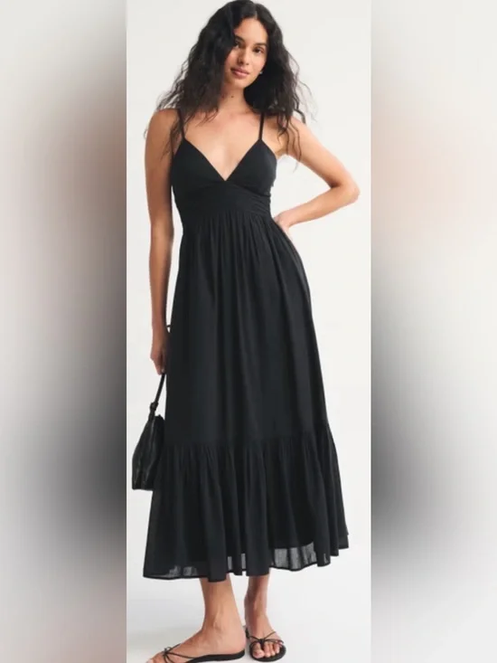 NWT Abercrombie & Fitch Bra-Free Maxi Dress