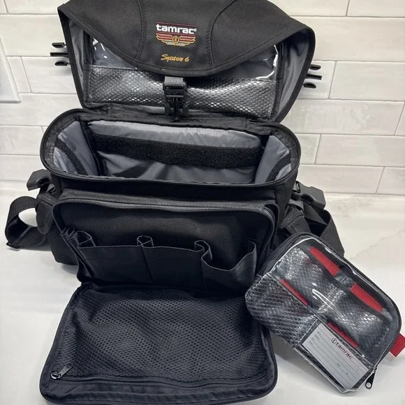 Tamrac System 6 DSLR Camera/Camcorder Bag - Attached Media Wallet Fast Shipping!