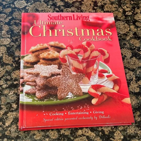 Southern Living Christmas Cookbook - Festive Red Cover