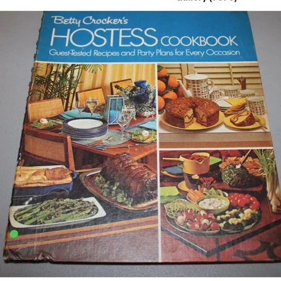 Hostess Cookbook 1973 Recipes Vintage Cook Book Cooking Culinary Betty Crocker