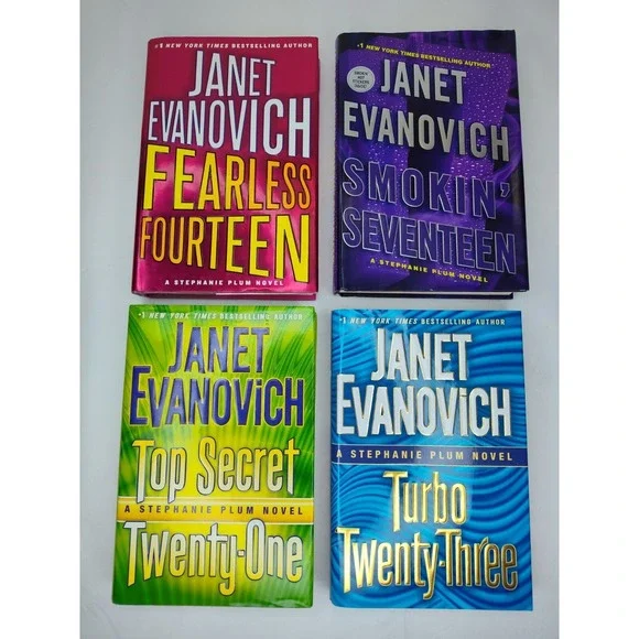 SET-4 Janet Evanovich Plum Novels Books 2008~16 Hardcover SEE B54.2GA-1815