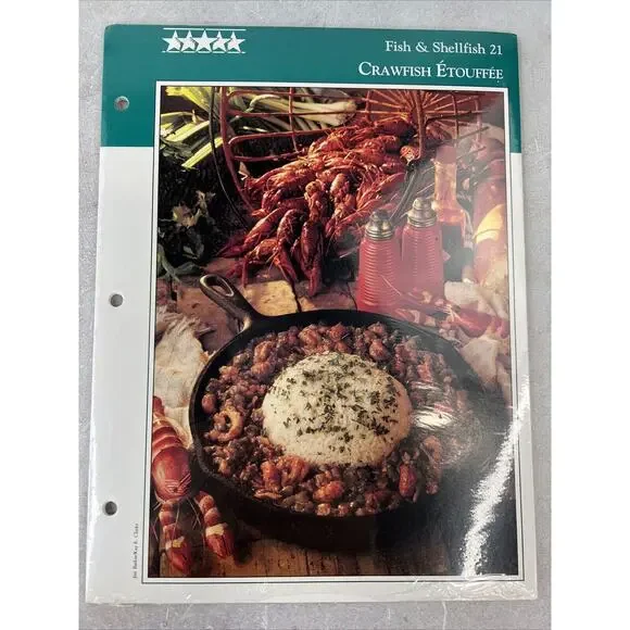 Vintage Southern Living Five Star Recipes Fish & Shellfish‎ 21 In Wrapper