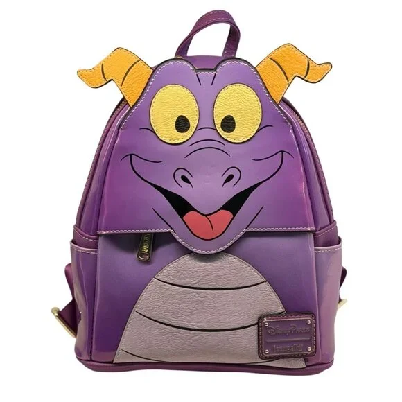 Loungefly Disney Parks Figment Cosplay Mini Backpack EPCOT Dragon Purple NWT