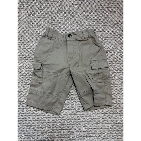 OshKosh Bgosh Khaki Cargo pants 3-6 Months Elastic Waist vintage Y2K Utility