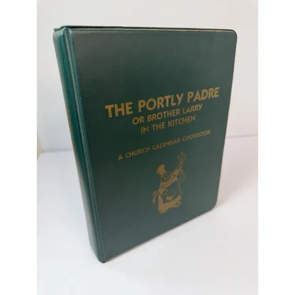 The Portly Padre Church Cookbook 1980 SIGNED by Illustrator Eldon Dedini Vintage