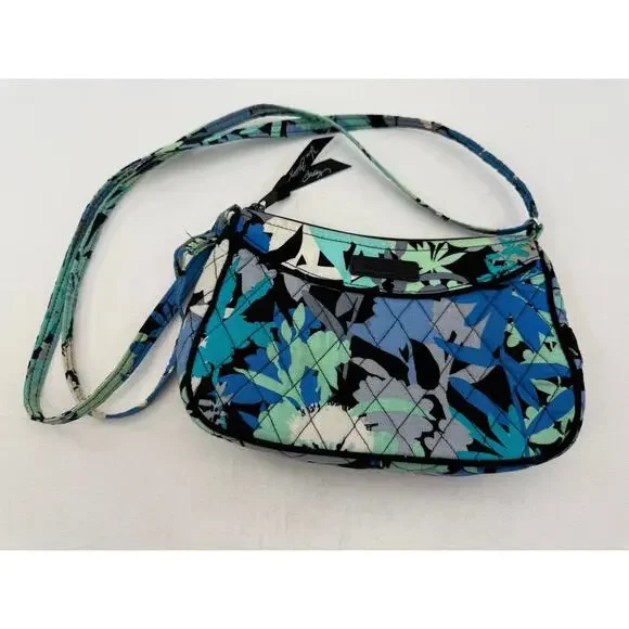 Vera Bradley Camofloral Mini Quilted Floral Crossbody Bag Cottagecore Travel