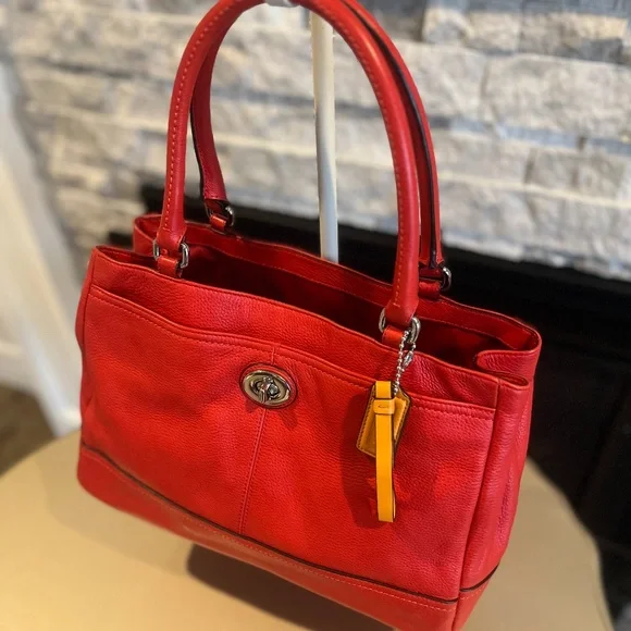 Vintage Coach Park Leather Carryall