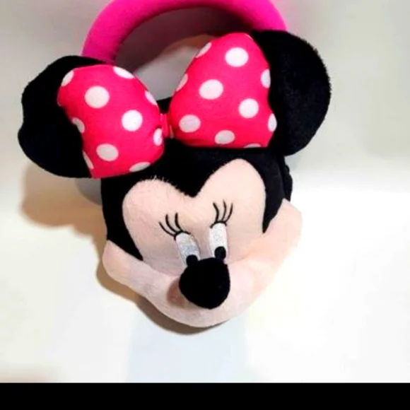 Pink Disney Minnie Mouse girls purse plush like a stuffed animal