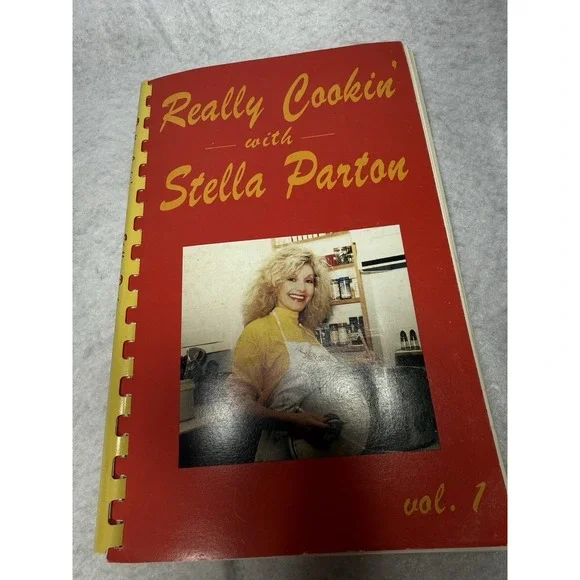 Signed Stella Parton Really Cookin' Volume 1 Cookbook 1990 Vintage Dolly Sister