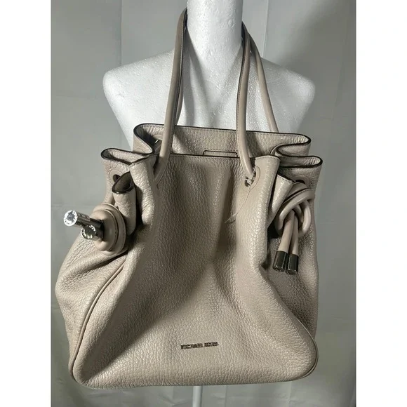 MICHAEL KORS Daila Large Pebbled‎ Leather Tote Shoulder Bag#257