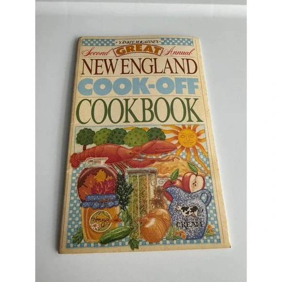 Yankee New England Cook-Off Cookbook 1988 Booklet Recipes Ephemera‎