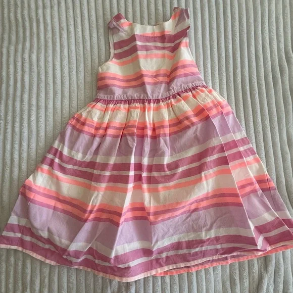 OshKosh B'gosh Pink and Purple Striped Spring Dress