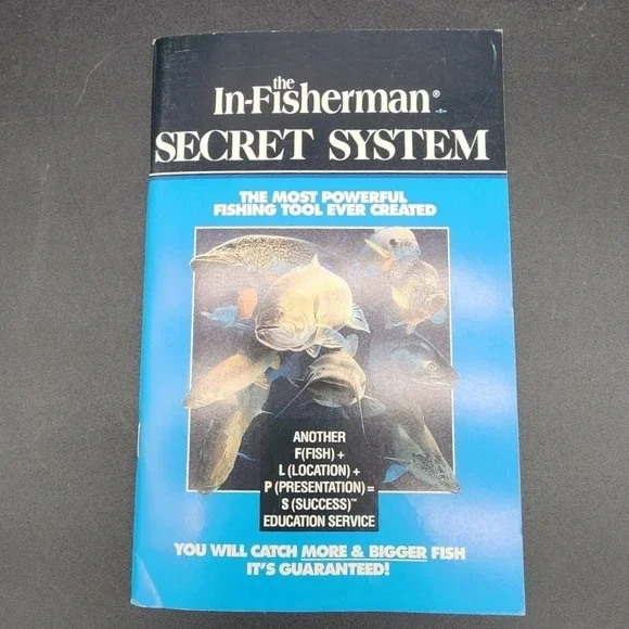 In-Fisherman Secret System Booklet New‎ Old Stock Al Lindner Fishing Guide 1993