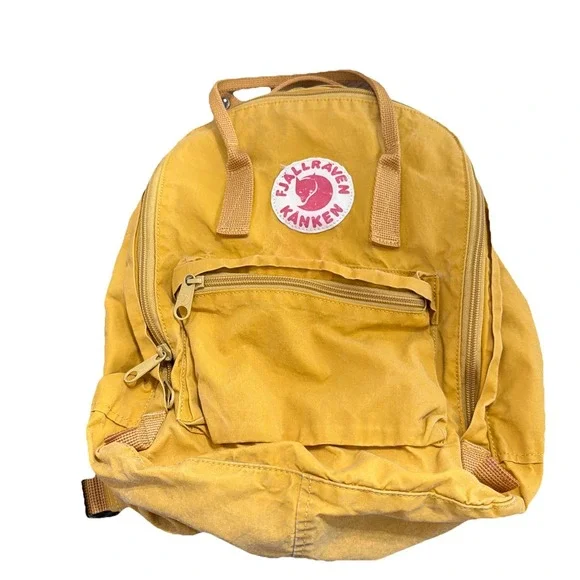 Fjallraven Kanken Backpack Yellow Classic Bag Backpack Purse