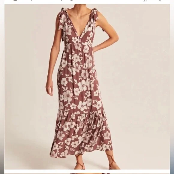 Abercrombie & Fitch Tie Strap Dress