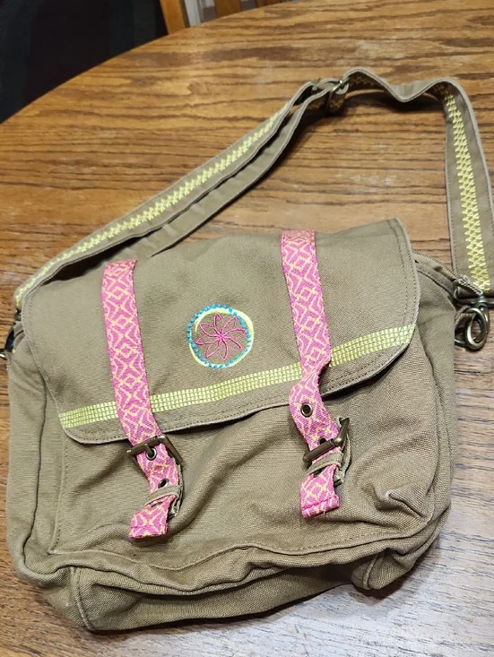 American Girl Canvas Messenger Bag