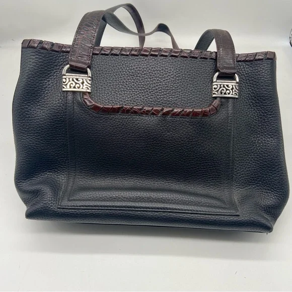 BRIGHTON WOMENS Two Tone Pebbled Shoulder bag‎ PURSE