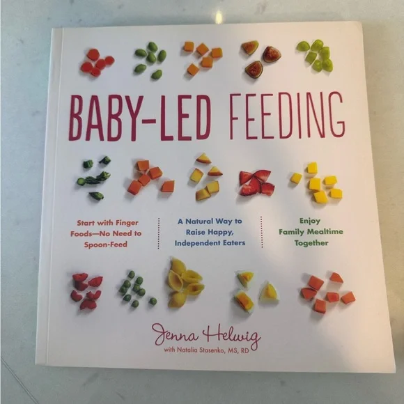 Baby-Led Feeding Cookbook by Jenna Helwig - White Cover