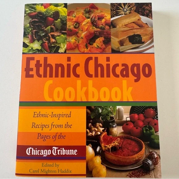 Vintage Ethnic Chicago Chicago Tribune Softcover Cookbook NEW