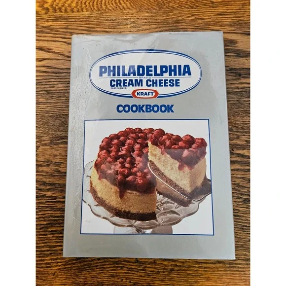 Philadelphia Brand Cream Cheese Cookbook Kraft Hardcover Vintage Recipe‎ Book