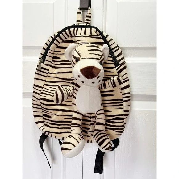 Zebra Plush Children's Backpack