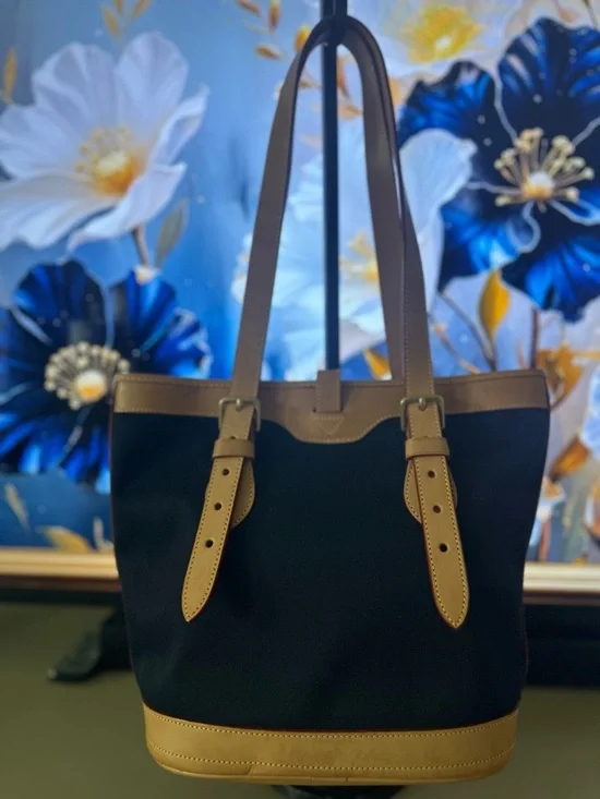 DOONEY AND BOURKE Navy Cabriolet Bucket Bag - Excellent Condition!!