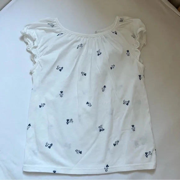 OshKosh B'gosh |Light Blue Flutter Sleeve Tee Shirt- Size 5T