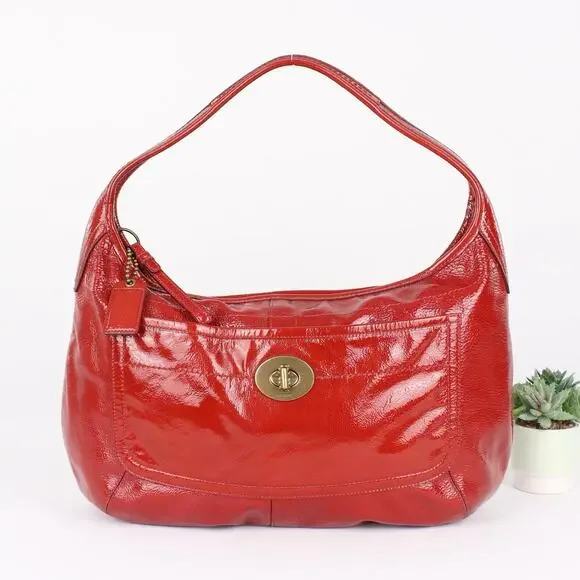 Coach Ergo Vintage Y2K Large Patent Leather Bag