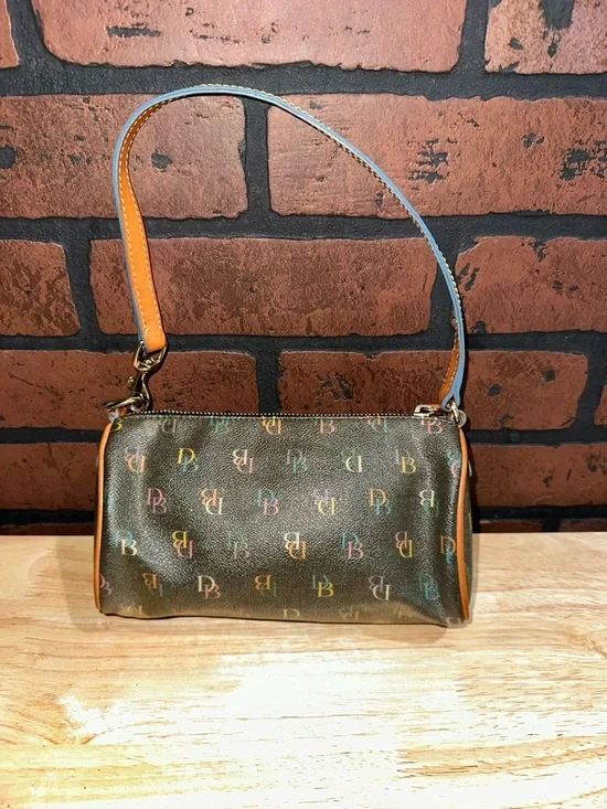Y2K Dooney & Bourke Multicolor Logo Shoulder Bag