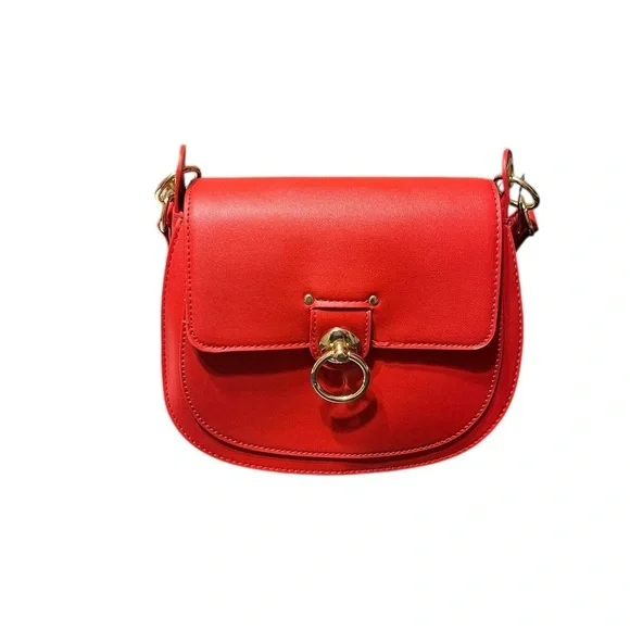 Badgley Mischka Vibrant Red Shoulder/Crossbody Bag NWT