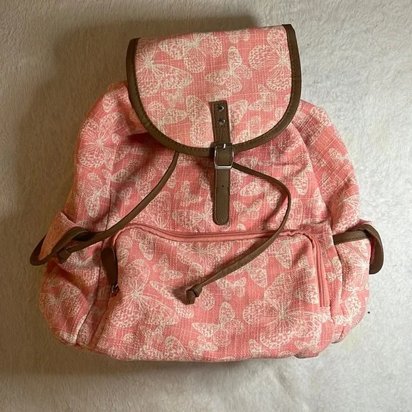 Butterfly Print Girl’s Back Pack Bag